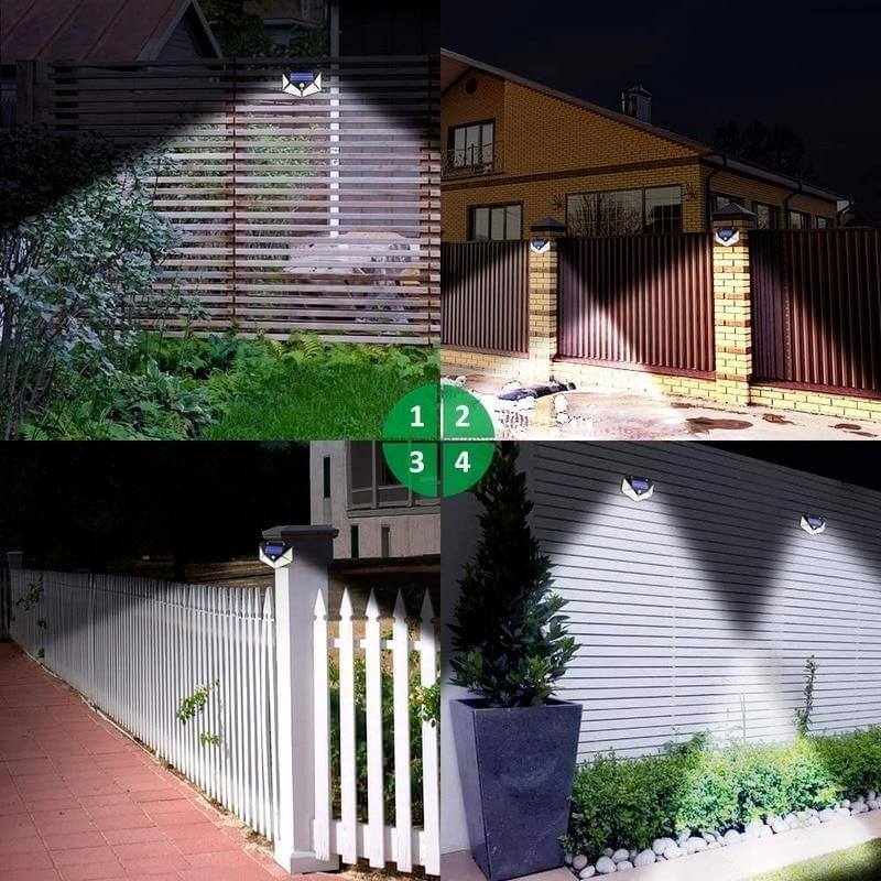 LED Outdoor Solar Light Wall Lamp - Image 4