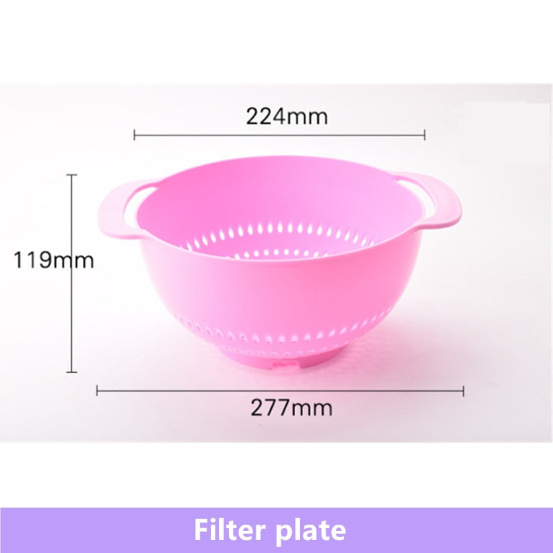 Rainbow Multifunctional Stackable Kitchen Bowl Set - Image 10