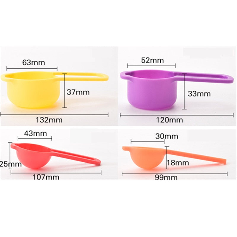 Rainbow Multifunctional Stackable Kitchen Bowl Set - Image 12