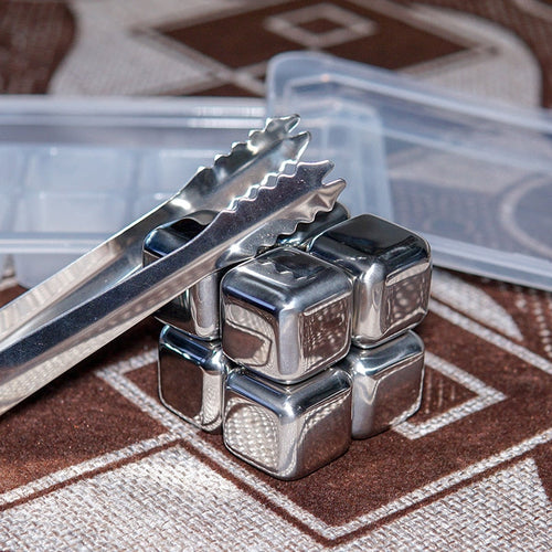 Stainless Steel Reusable Ice Cubes - Image 0