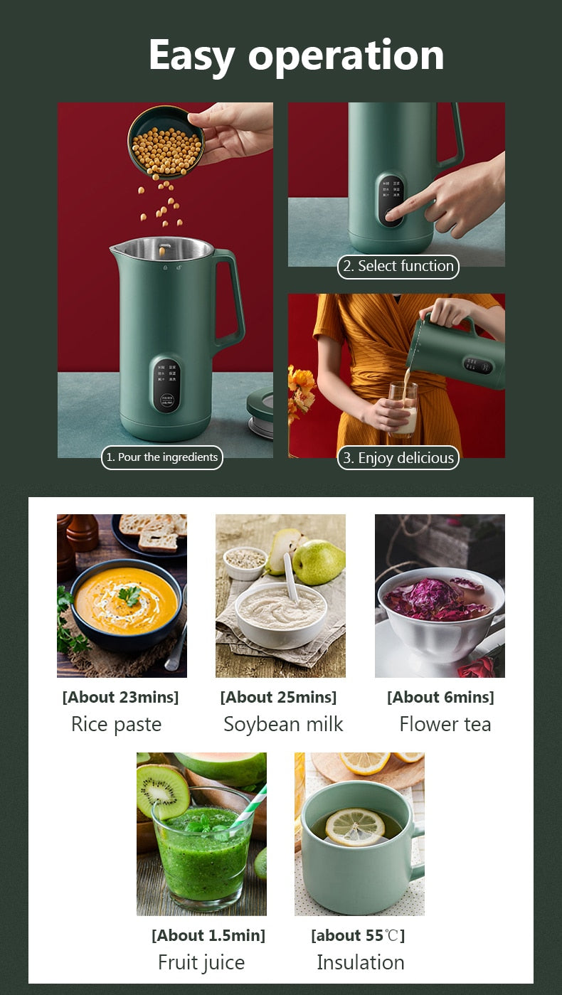 Smart Blender Mini Soy Maker Machine - Image 4
