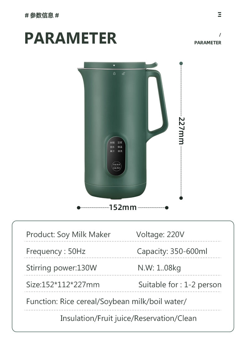 Smart Blender Mini Soy Maker Machine - Image 9