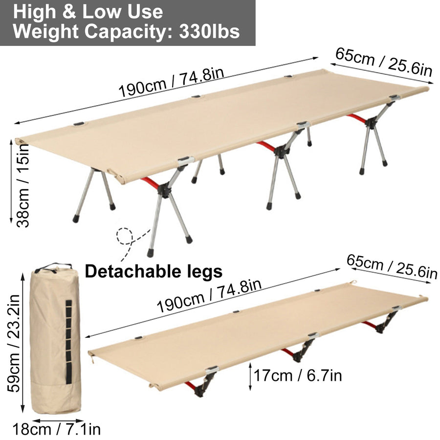 Portable Folding Camping Sleeping Bed - Image 6