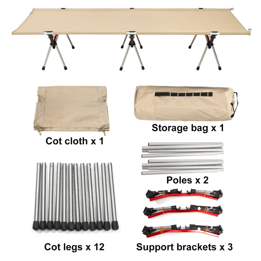 Portable Folding Camping Sleeping Bed - Image 2