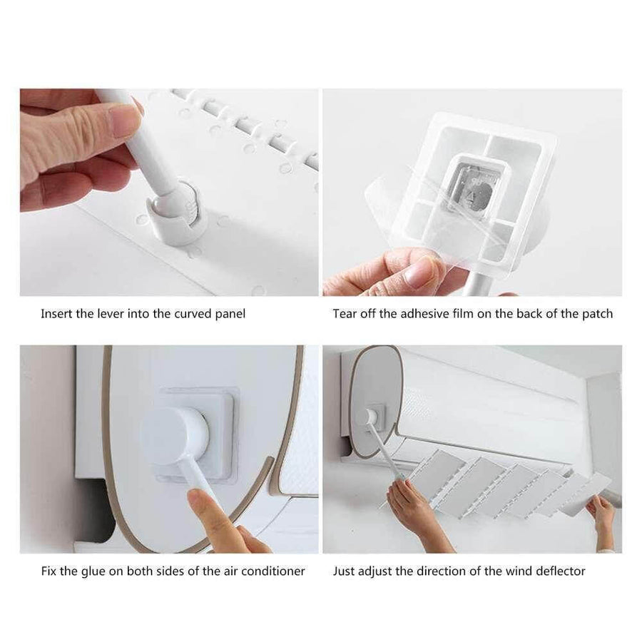 Air Conditioner Retractable Rotating Vent Cover - Image 5
