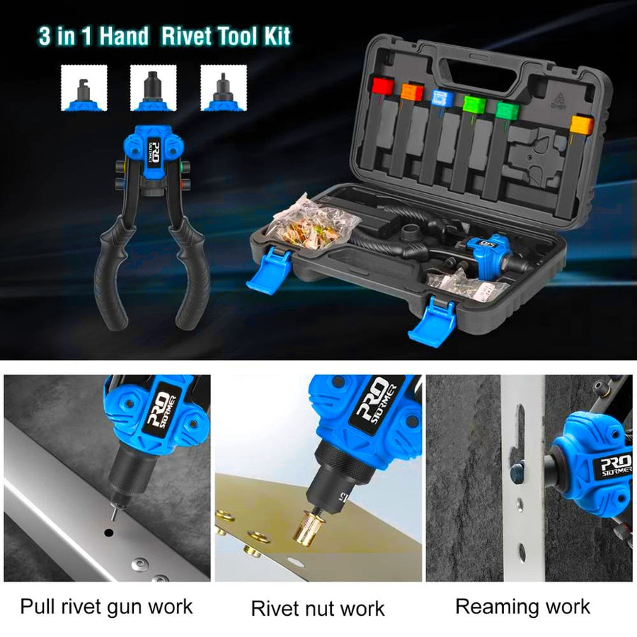3in1 Hand Rivet Nut Tool Set - Image 5