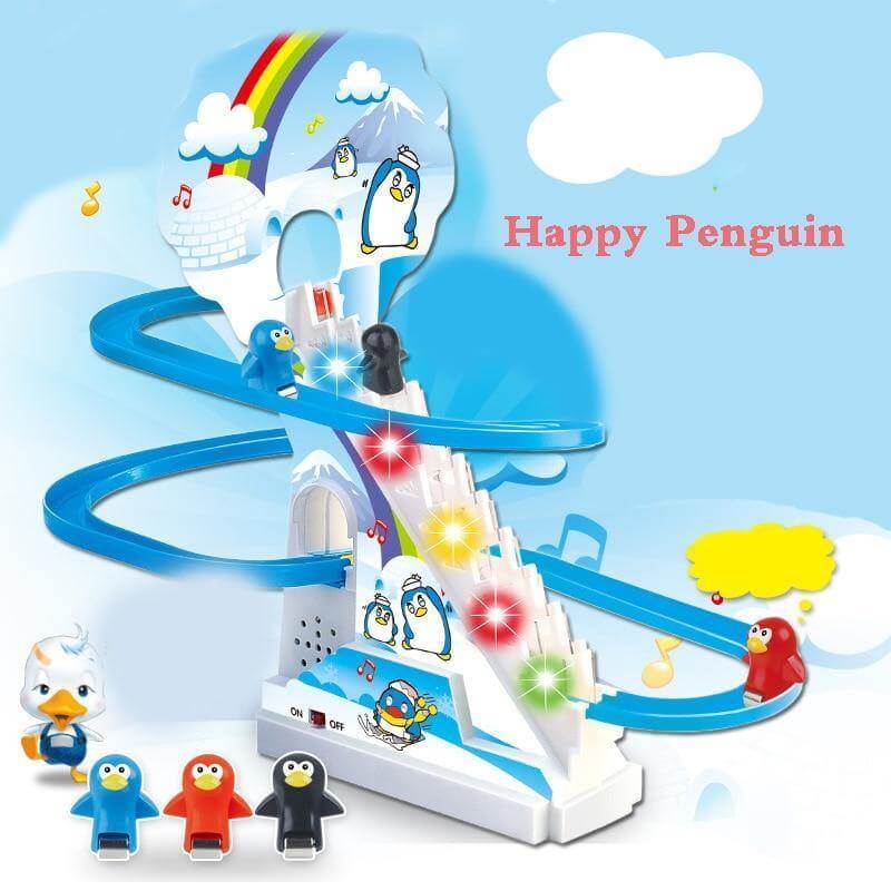 Electric Rail Stair Climbing Fun Kid Toy Set - Image 4
