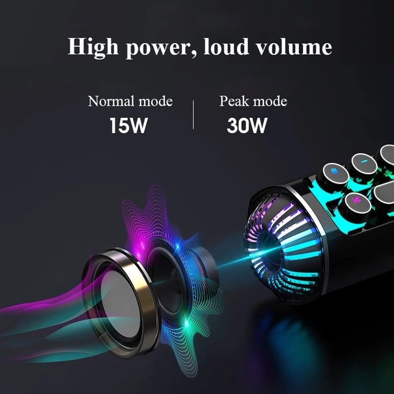 3D High-Power RGB Bluetooth Speaker - Image 2