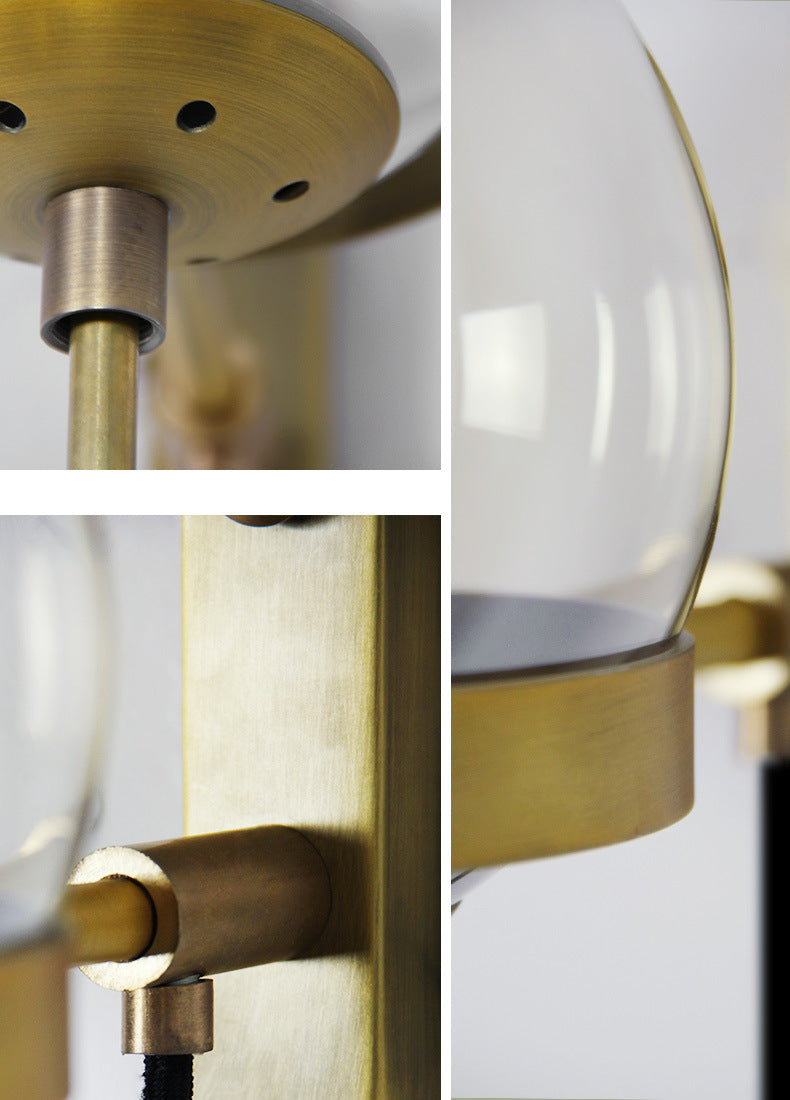 Elegant Retro Wall Glass Ball Lamp - Image 5