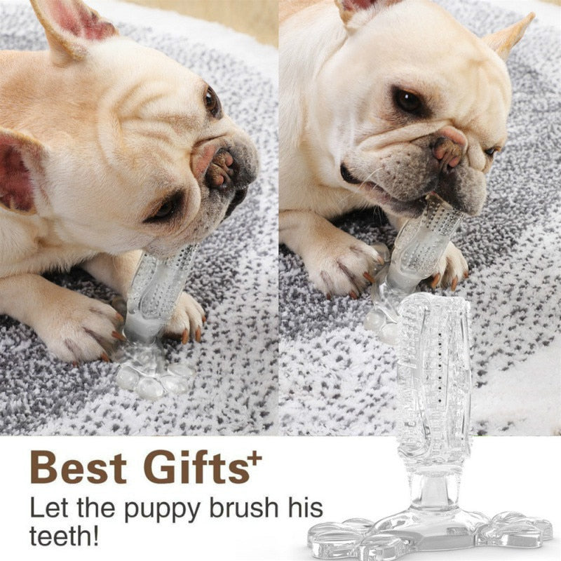 Pet Tooth Cleaner Natural Rubber Chew Toy - Image 4
