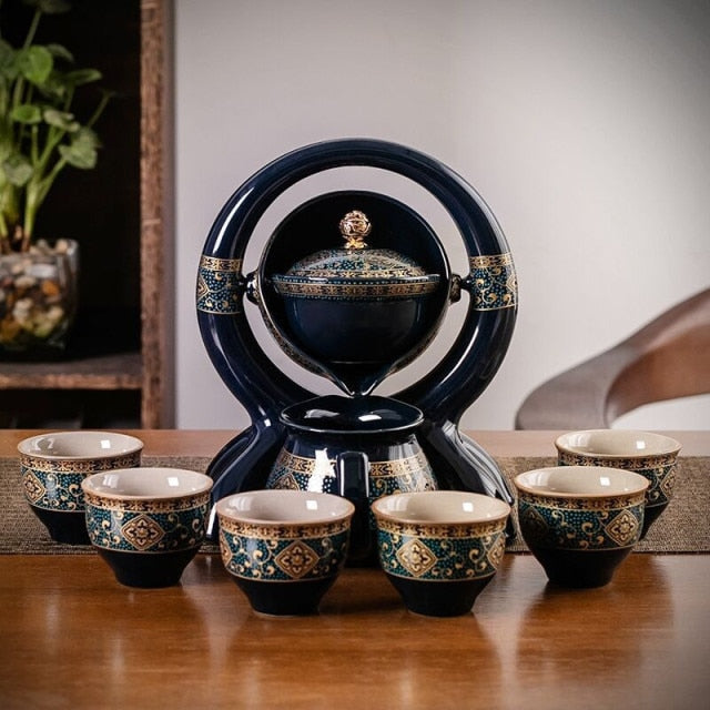 Unique Ancient Chinese Porcelain Teapot Set - Image 4
