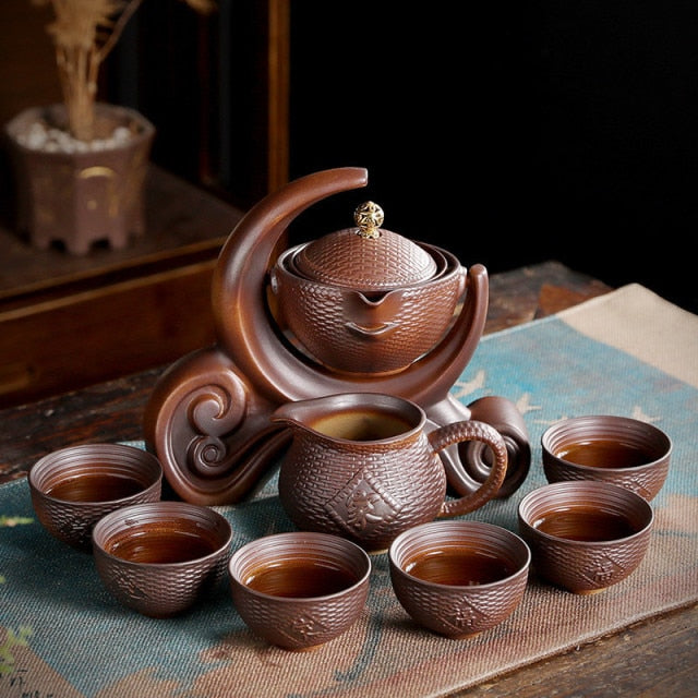 Unique Ancient Chinese Porcelain Teapot Set - Image 3