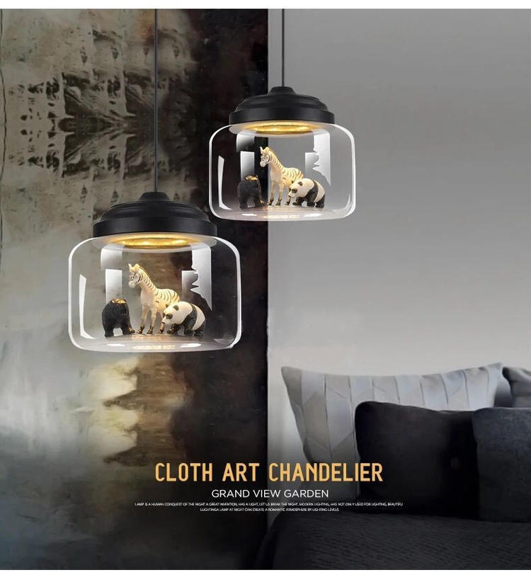 Modern Nordic Minimalist Glass Lampshade Pendant Lamp - Image 5