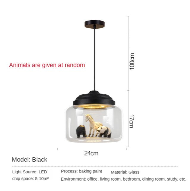 Modern Nordic Minimalist Glass Lampshade Pendant Lamp - Image 8