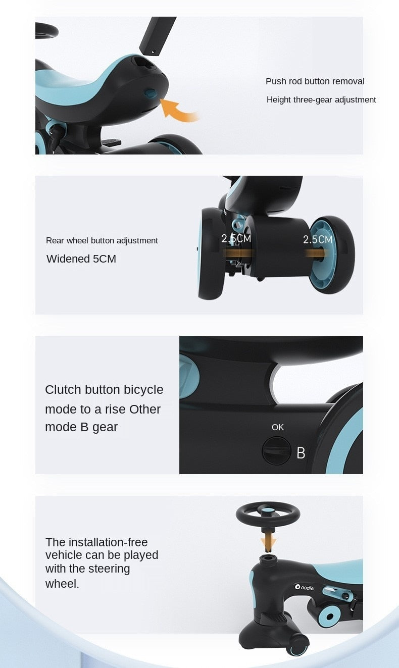 4in1 Multifunctional Baby Stroller Tricycle Bike - Image 2