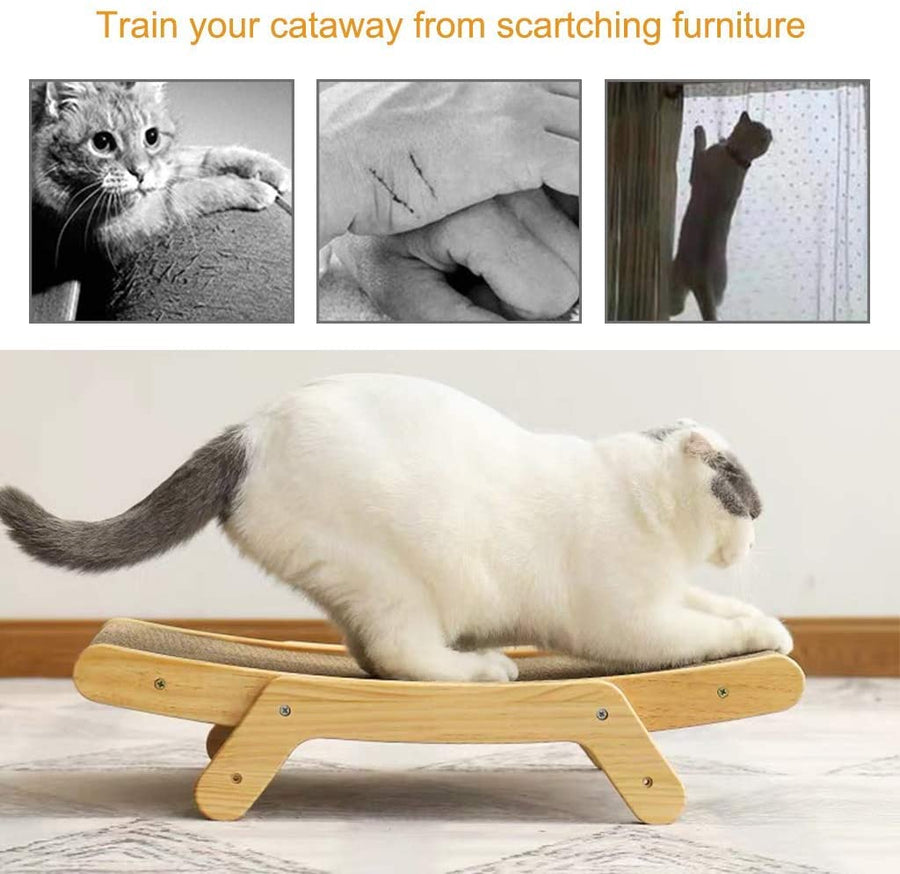 Interactive Cat Scratcher Bed Lounge - Image 2
