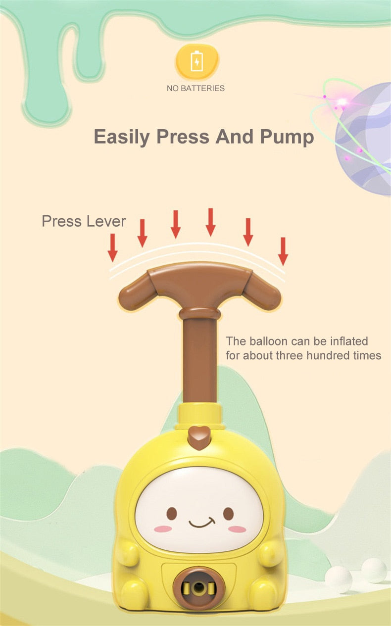 Balloon Air Power Aerodynamic Car Toy - Image 3