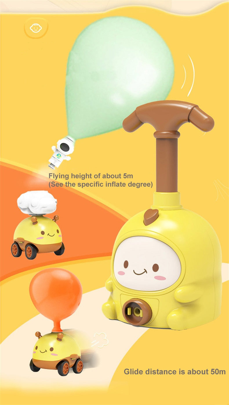 Balloon Air Power Aerodynamic Car Toy - Image 1