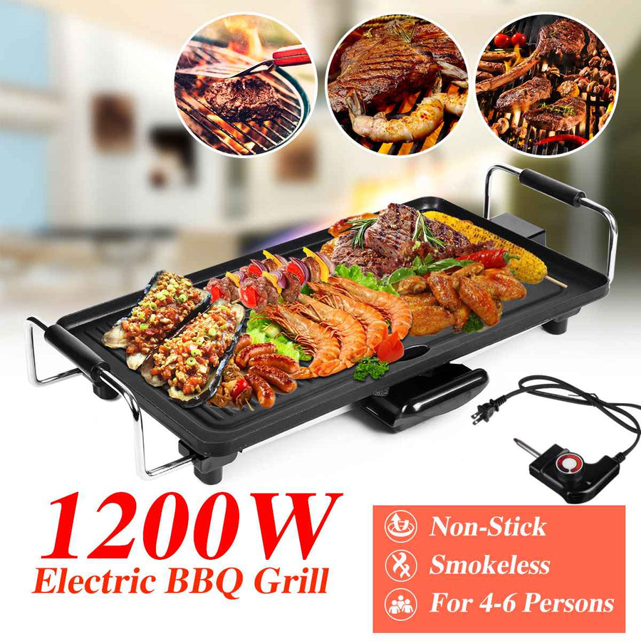 Non-Stick Electric Smokeless Indoor Grill - Image 1