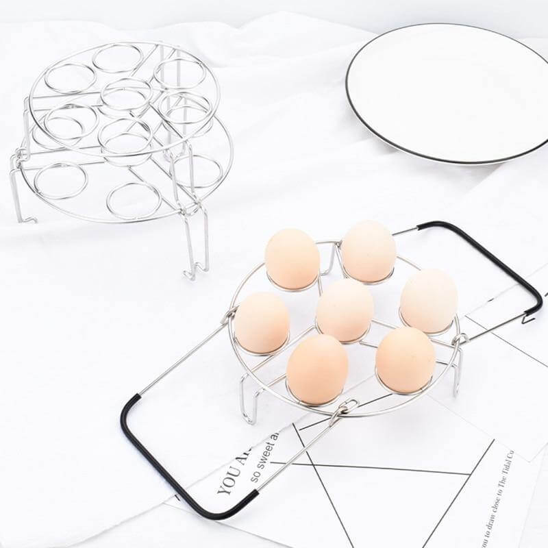 Heat Resistant Stackable Egg Steamer Rack - Image 4