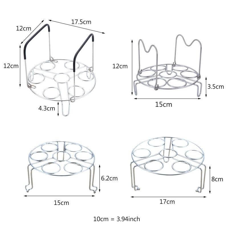 Heat Resistant Stackable Egg Steamer Rack - Image 10
