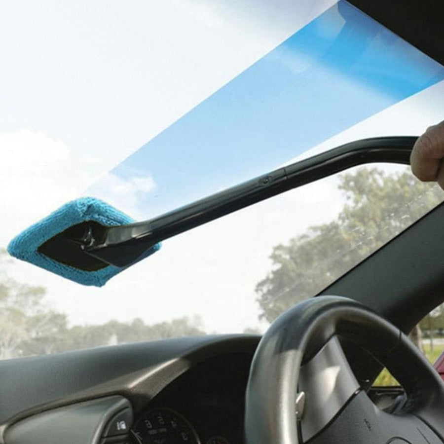 Microfiber Long Handle Easy Car Cleaning Brush - Image 0