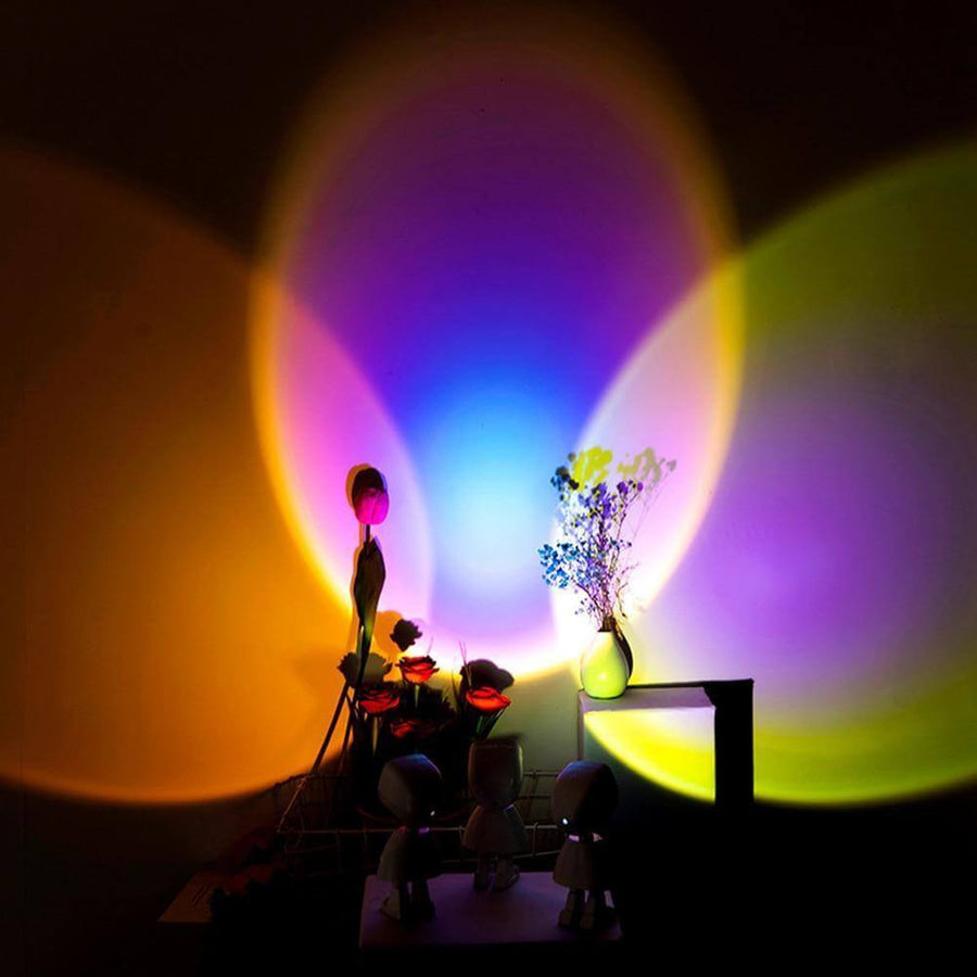 Atmospheric Sunset Robot Lamp LED - Image 8