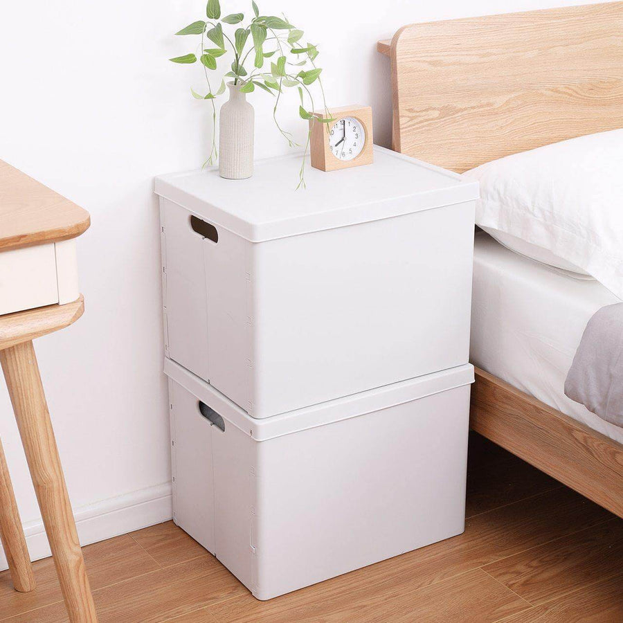 Stackable Folding Home Clothes Storage Organizer Box - Image 8