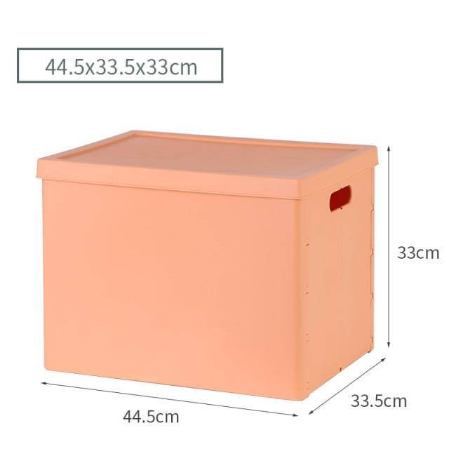 Stackable Folding Home Clothes Storage Organizer Box - Image 14