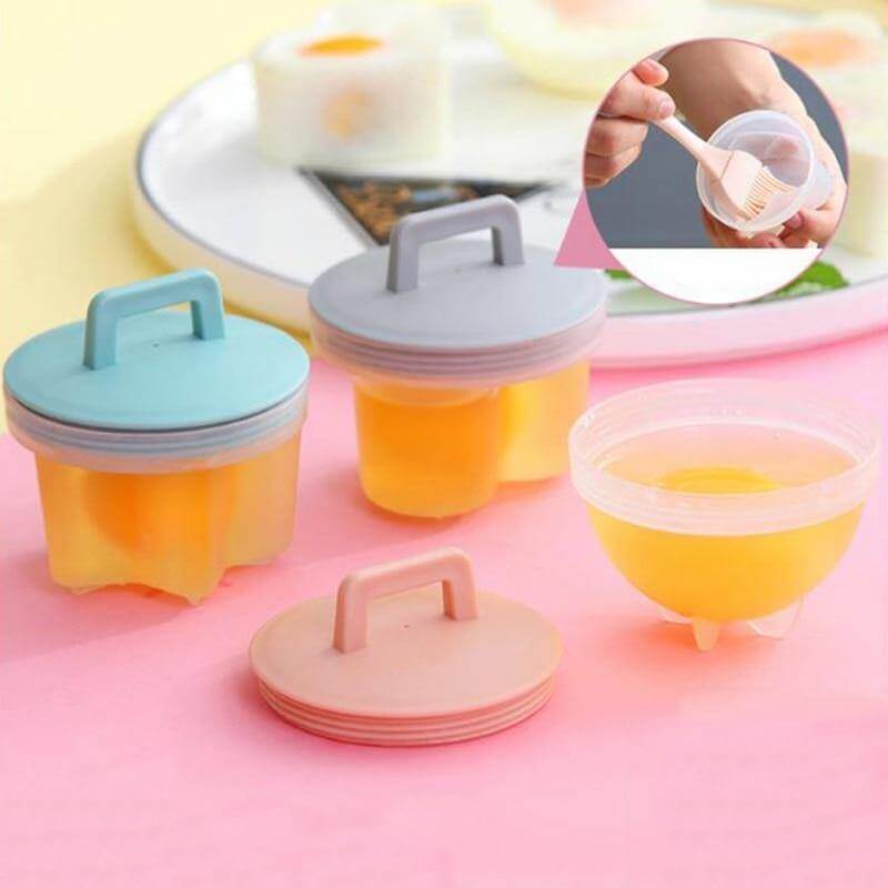 4pcs Silicone Steamed Egg Cooker - Image 0