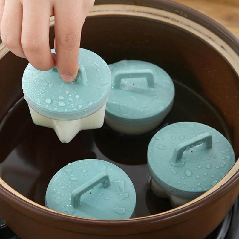 4pcs Silicone Steamed Egg Cooker - Image 2