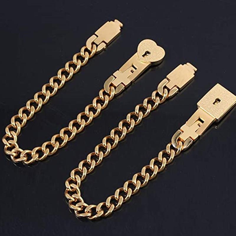 Unique Lovers Heart Lock Bracelets - Image 1