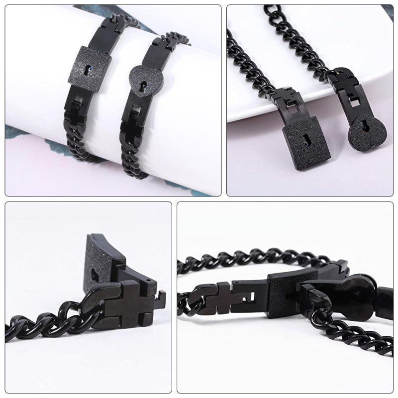 Unique Lovers Heart Lock Bracelets - Image 6