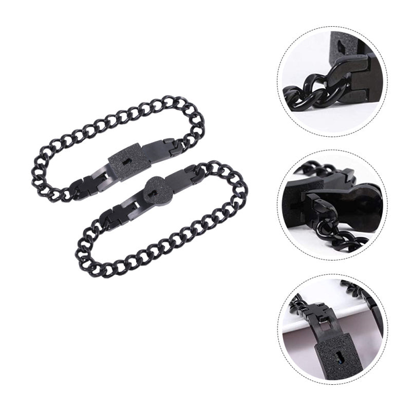 Unique Lovers Heart Lock Bracelets - Image 5