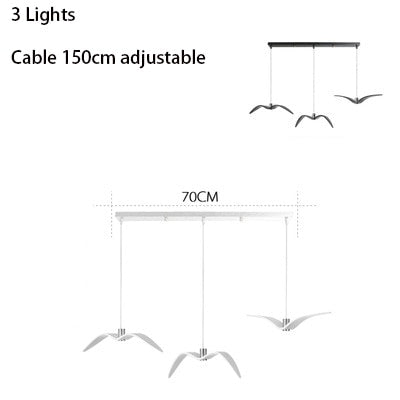 Seagull Bird Modern Pendant lamp - Image 3