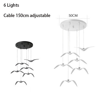 Seagull Bird Modern Pendant lamp - Image 9