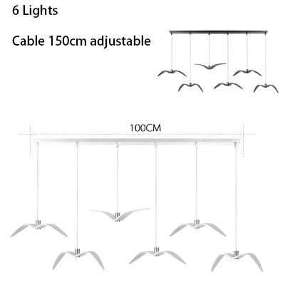 Seagull Bird Modern Pendant lamp - Image 2