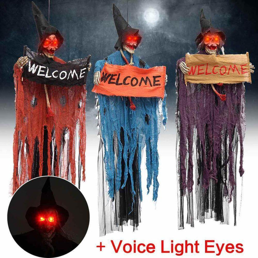 Halloween Scary Electric Hanging Haunted Ghost - Image 0