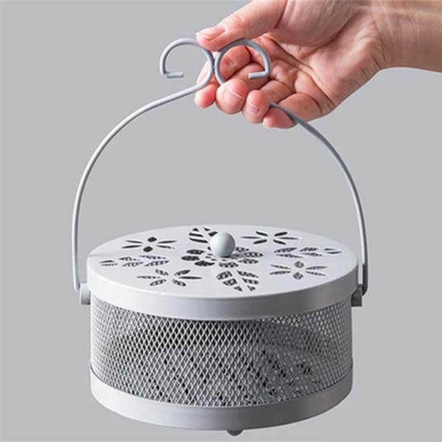 Iron Metal Hollow Decorative Mosquito Incense Box - Image 3