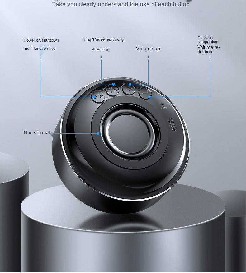 Mini Metal Elegant Portable Bluetooth Speaker - Image 3