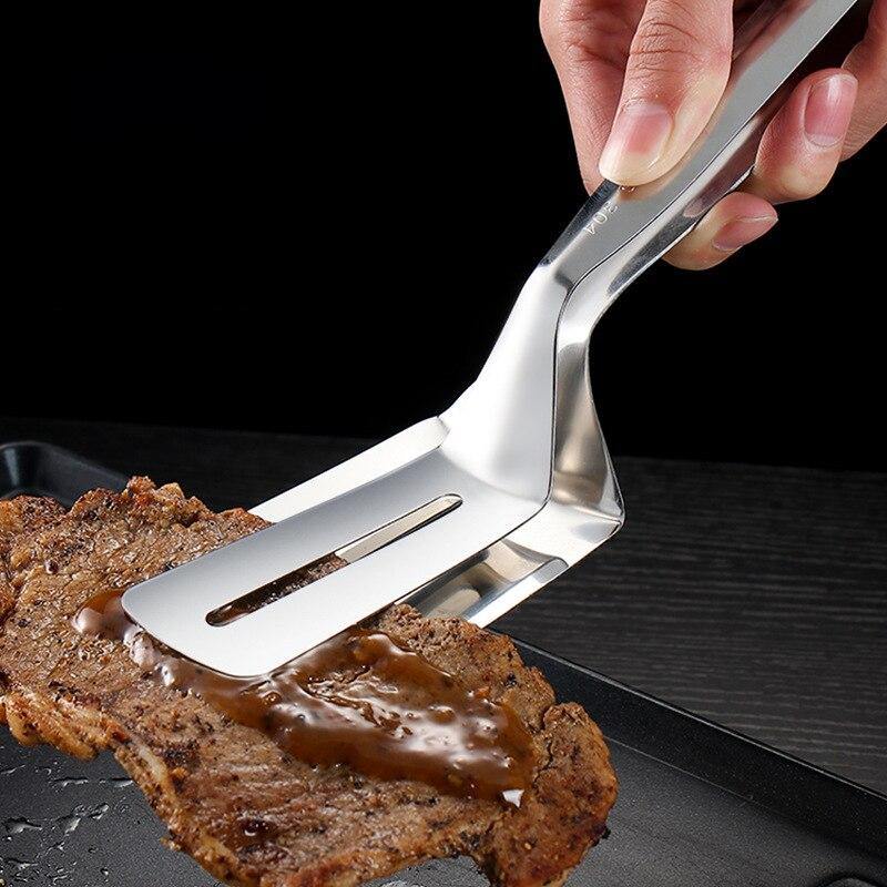 Stainless Steel Barbecue Easy Grab Tong - Image 0