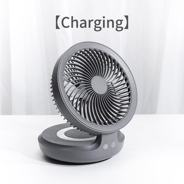 Portable Wireless Foldable Fan Night Lamp - Image 8