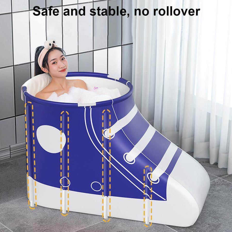 Portable Shoe-shaped Folding Bathtub - Image 6