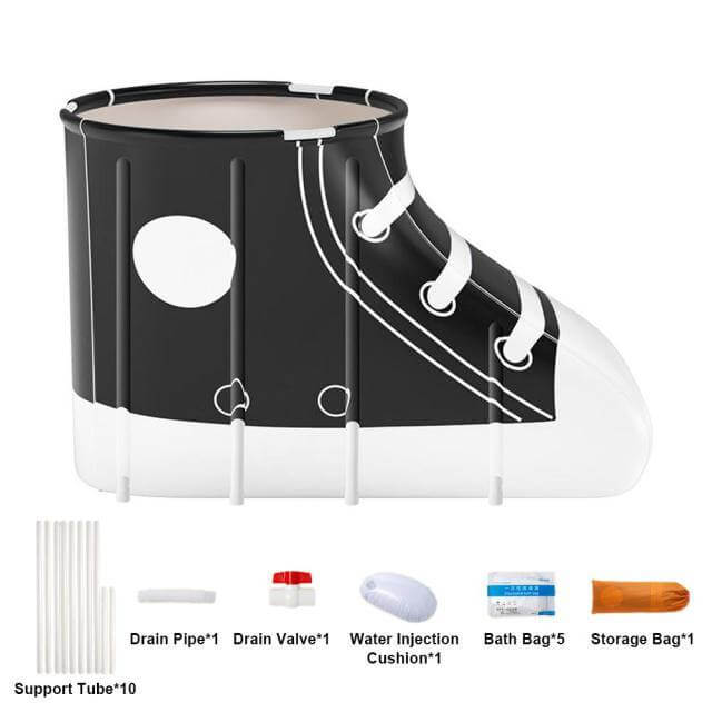 Portable Shoe-shaped Folding Bathtub - Image 11