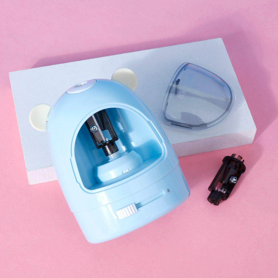 Electric Pencil Sharpener Vacuum Cleaner Stationery Set - Image 5