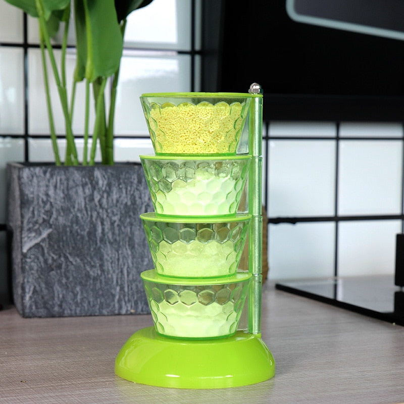 Multi-Layer Creative Rotating Seasoning Storage Box - Image 0