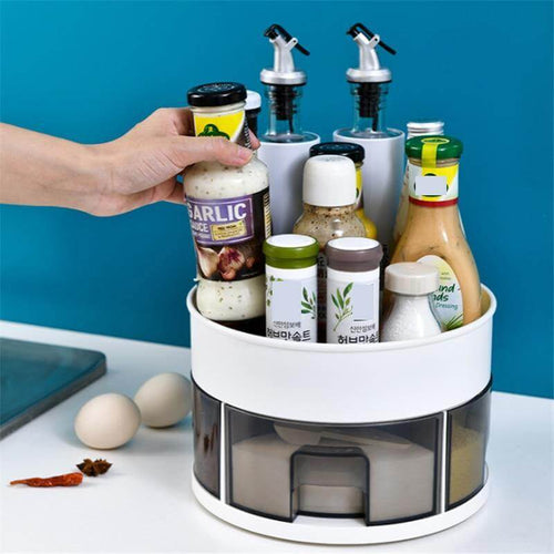 360 Rotating Lazy Kitchen Spice Rack Organizer - Image 0