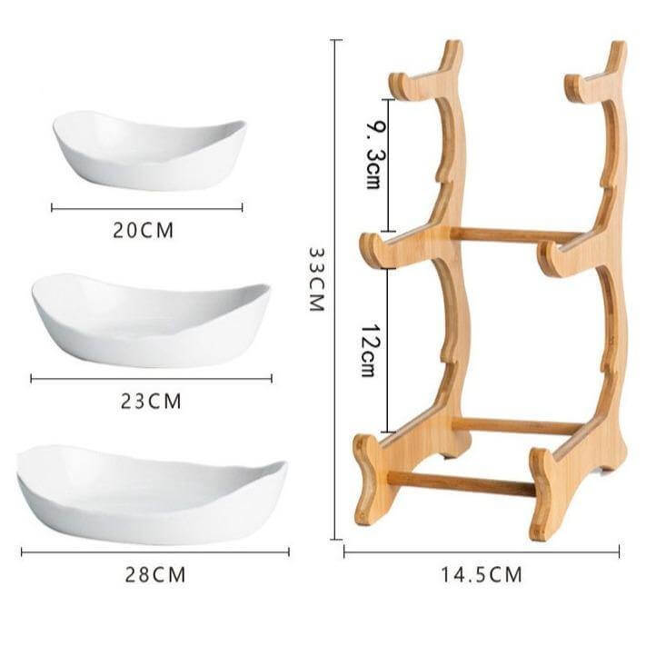 Multi-layer Modern Fruit Snack Plate Rack - Image 9