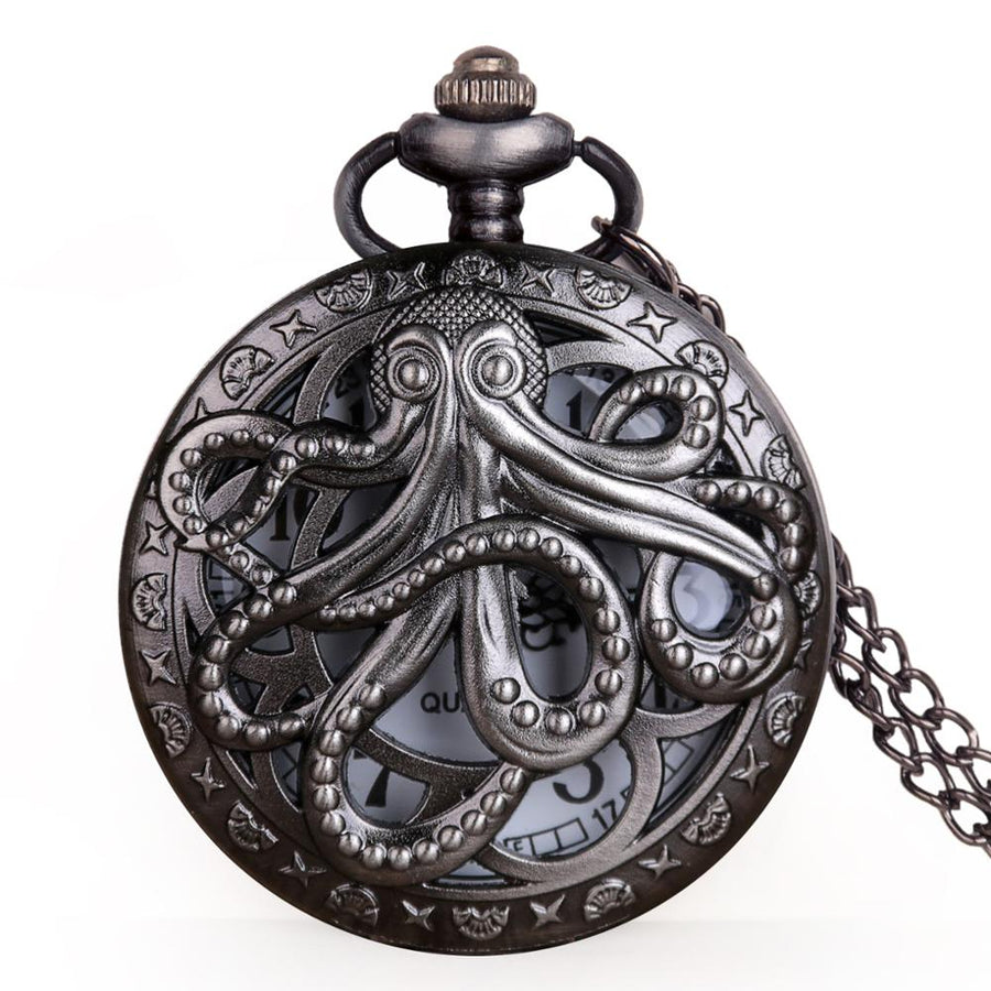 Antique Octopus Pocket Necklace Watch - Image 3