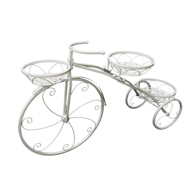 Nordic Multi-Layer Bicycle Metal Flower Holder - Image 3